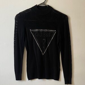 GUESS Black  Sweater for Woman Size Small